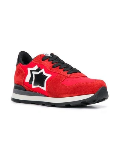 Shop Atlantic Stars Vega Lace-up Sneakers - Red