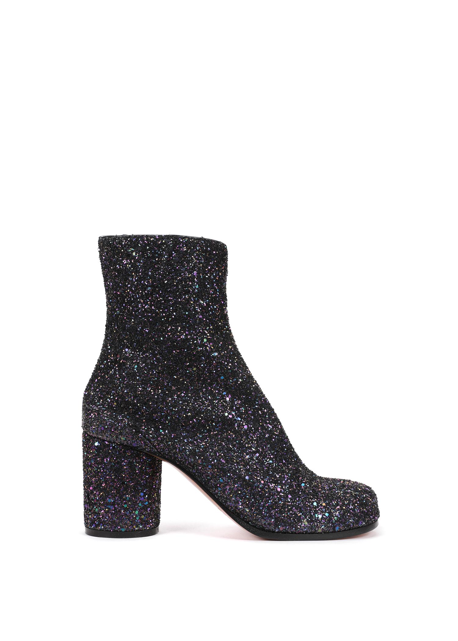 maison margiela glitter boots
