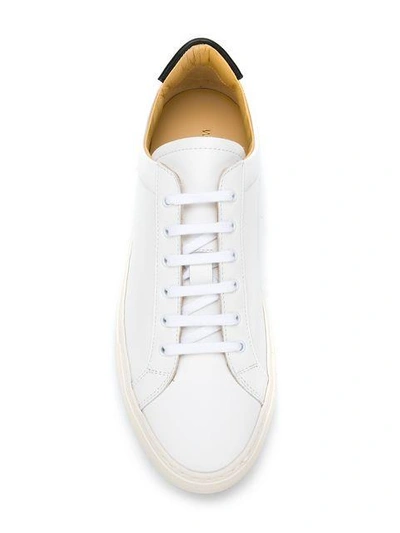 Achilles contrast heel sneakers