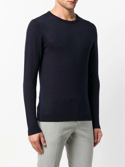 Shop Cenere Gb Crew Neck Jumper - Blue