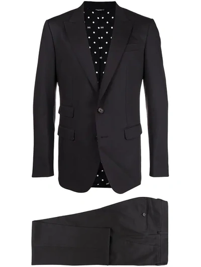 Shop Dolce & Gabbana Classic Two-piece Suit - Black