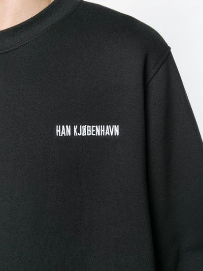 Shop Han Kjobenhavn Round Neck Sweatshirt In Black