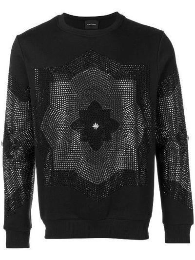 Shop John Richmond Embellished Sweatshirt - Black