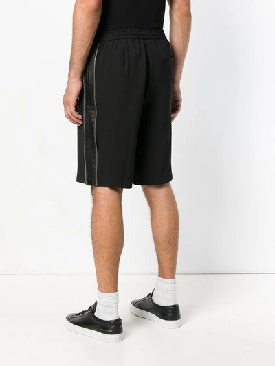 Shop John Richmond Elasticated Waist Shorts In Black