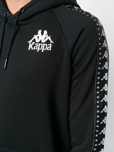 Shop Kappa Logo Hoodie - Black