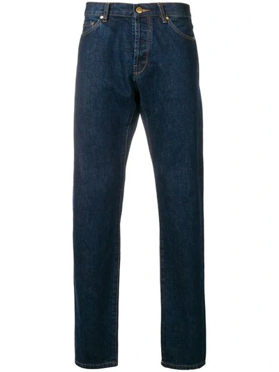 Shop Han Kjobenhavn Classic Denim Jeans In Blue
