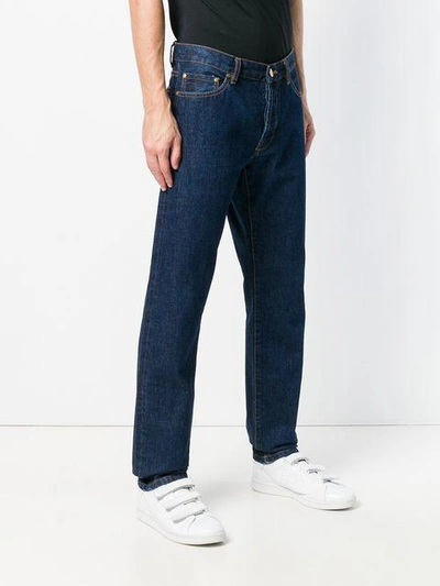 Shop Han Kjobenhavn Classic Denim Jeans In Blue