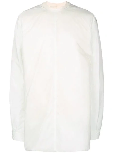 Shop Rick Owens Rear Zipped Top In White