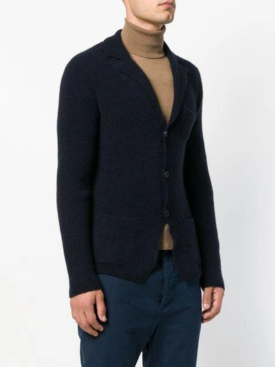 Shop Nuur Front Button Cardigan - Blue