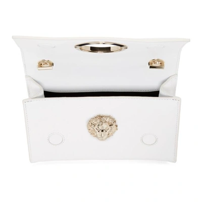 Shop Versus White Lion Chain Wallet Bag In F030h White