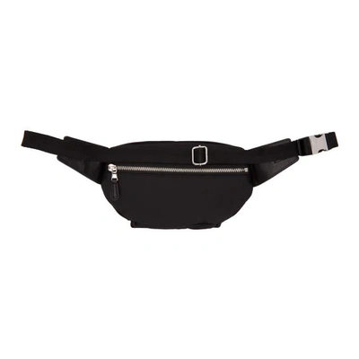 Shop Versus Black Lion Double Nylon Belt Bag In F463n Black