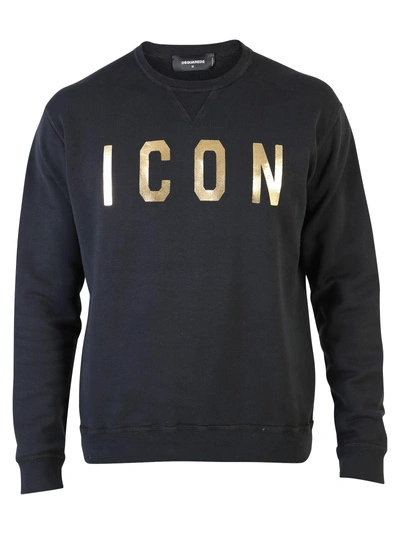 Shop Dsquared2 Black Icon Sweatshirt