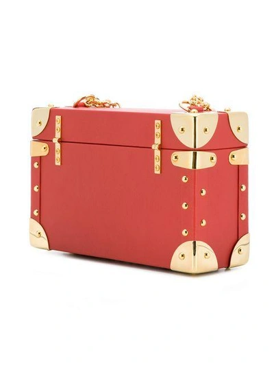 Shop Luis Negri Bauletto Crossbody Box Bag In Red