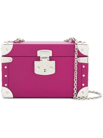 Shop Luis Negri Bauletto Crossbody Box Bag - Pink