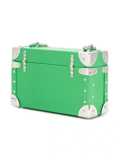 Shop Luis Negri Bauletto Crossbody Box Bag - Green