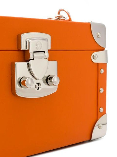 Shop Luis Negri Bauletto Crossbody Box Bag In Orange