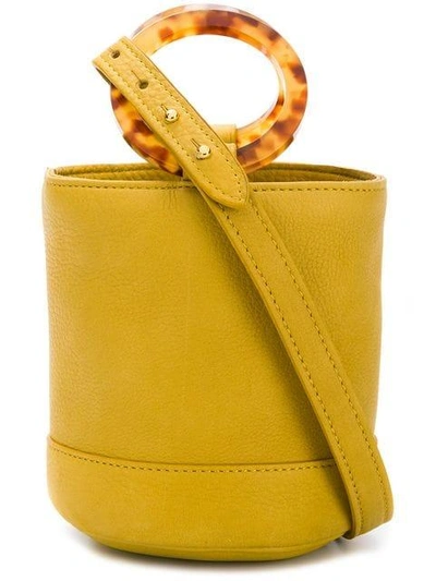Shop Simon Miller Bucket Shoulder Bag  In Yellow