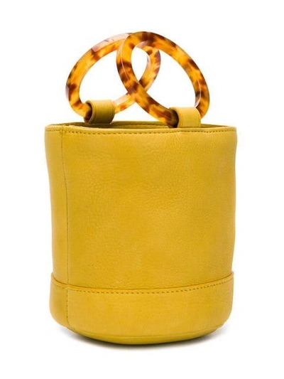 Shop Simon Miller Bucket Shoulder Bag  In Yellow