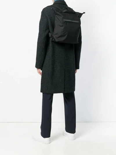 Shop Ally Capellino Top Handle Zip Pocket Backpack In Black