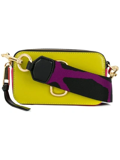 Shop Marc Jacobs The Snapshot Small Camera Bag In Yellow