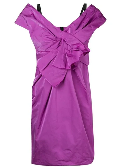 Shop Marc Jacobs Twist Knot Mini Dress In Pink