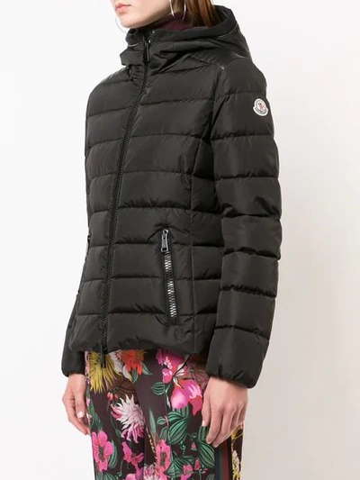 Shop Moncler 'tetras' Daunenjacke In Black