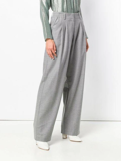 Shop Indress Wide Leg Trousers - Grey