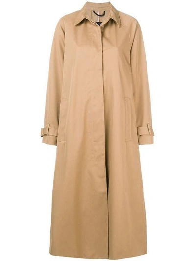 Shop Indress Oversized Trench Coat In Neutrals