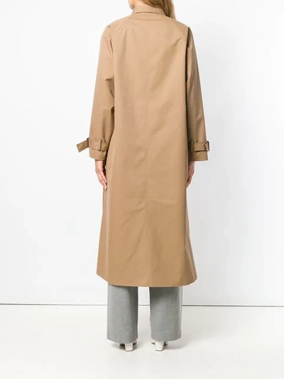 Shop Indress Oversized Trench Coat In Neutrals