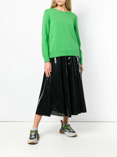 Shop Indress Crewneck Sweater In Green