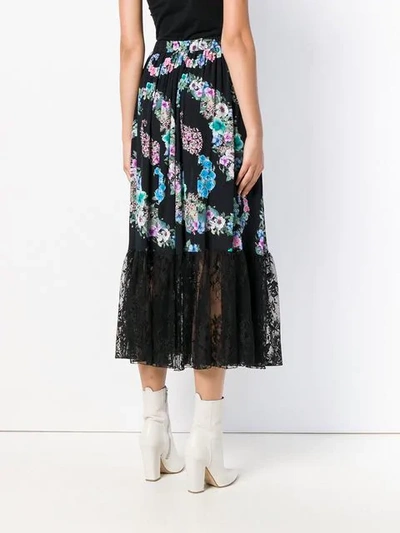 floral print full skirt