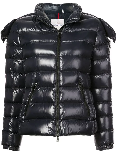 Moncler Badyfur Jacket In Blue Modesens