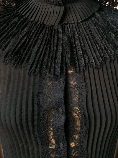 Rosetta pleated short dress