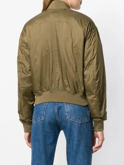 Shop Tommy Jeans Bomber Jacket - Green