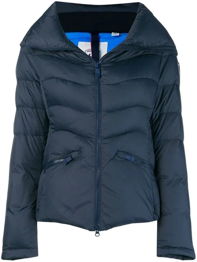 Shop Rossignol Funnel Collar Puffer Jacket In Blue