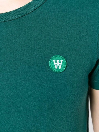 Shop Wood Wood Short Sleeve Logo T-shirt - Green
