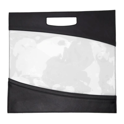 Shop Ribeyron Black And Clear Tote