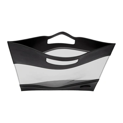 Shop Ribeyron Black And Clear Tote