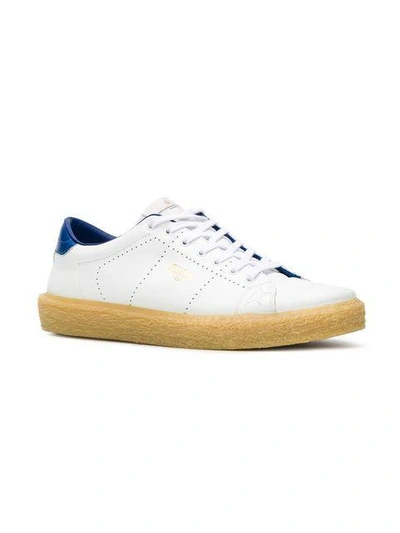 Shop Golden Goose Tennis Sneakers In White