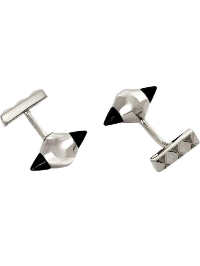 Shop Lara Bohinc 'eye' Cufflinks In Metallic