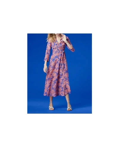 Shop Diane Von Furstenberg Dvf  Collared Wrap Dress - Farfetch In Hartley Deco