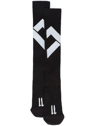 Shop 11 By Boris Bidjan Saberi 11 Socks Cross Jacquard