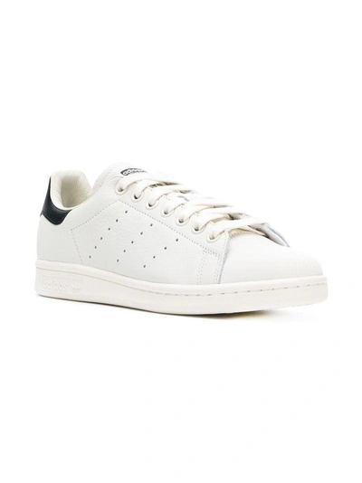 ADIDAS B37897STANSMITHBIANCO BIANCO  Leather/Fur/Exotic Skins->Leather