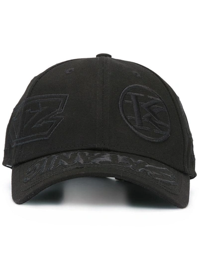Shop Ktz Embroidered Cap In Black