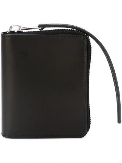 Shop Rick Owens Small Zipped Wallet In Black