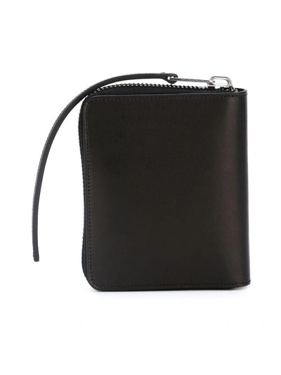 Shop Rick Owens Small Zipped Wallet In Black