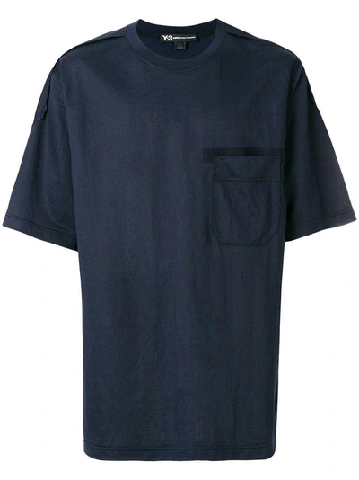 Shop Y-3 Oversize T-shirt In Blue