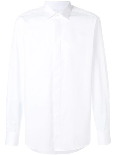 Shop Corneliani Plain Shirt - White