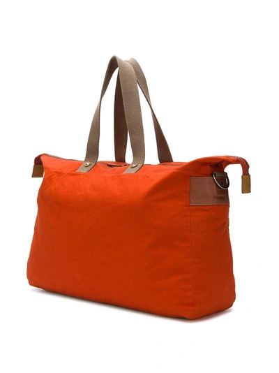 Shop Ally Capellino Freddie Holdall Bag In Yellow & Orange