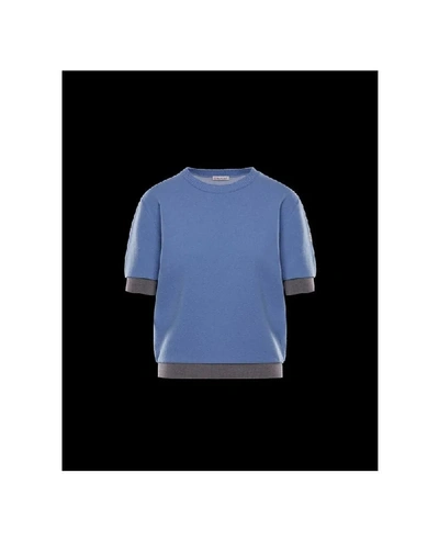 Shop Fashion Concierge Vip Moncler Crewneck The Charlesworth - Unavailable In Blue